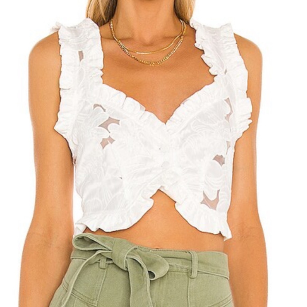 For Love & Lemons Evelyn top. Size XS.